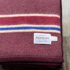 サンローラン　毛布(ウール100%) 1枚200円の画像