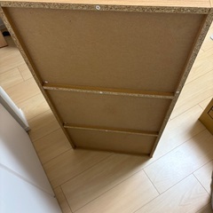 よくある３段カラーボックスの画像