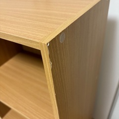 よくある３段カラーボックスの画像