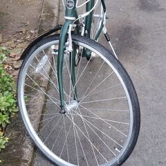 【リサイクルショップどりーむ天保山店】No.510　自転車　クロスバイク　28インチ　7段切り替え付き🎵　お買い得品🎵の画像