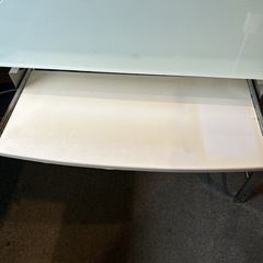 (中古)ガラス天板 PCデスク L型 CT-1040の画像