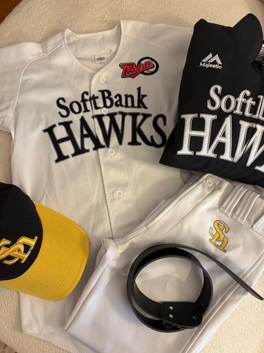 ソフトバンクポルテ　ベースボールスクール　ユニフォーム一式