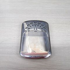 昭和レトロ ハクキン カイロ 9枚羽根 中古 袋付き 孔雀穴 苫小牧西店の画像