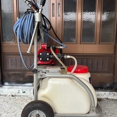 丸山電動噴霧器 すっとびカートスプレー 100V 美品の画像