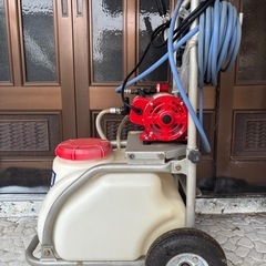 丸山電動噴霧器 すっとびカートスプレー 100V 美品の画像