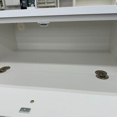 ★リユースのサカイ高崎店★TJ13087  テレビ台 白 H30×D42×W120 クリーニング済みの画像