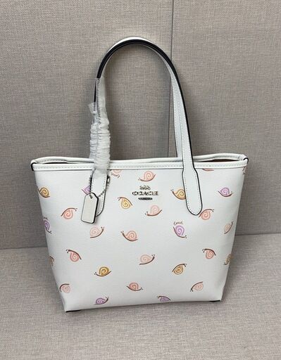 [コーチ] カタツムリ プリント ショルダーバッグ トートバッグ  斜めがけバッグ ショッピングバッグ