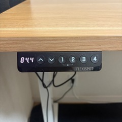 【24時間限定　格安】昇降式デスク／幅100cm／電動昇降OK／引越しのため処分の画像