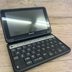 【レガストック江東店】シャープ カラー電子辞書 Brain 高校生モデル ブラック系 2018年春モデル PW-SH5-Bの画像