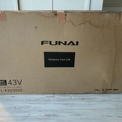 ☆彡 ほぼ新品 早い者勝ち 極上美品 2020年製 4K FUNAI 船井 43インチ 液晶テレビ FL-43U3020 ☆ミの画像