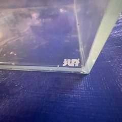 訳アリ　ジャンク品　Jun オールガラス60cm水槽　砂利セットの画像