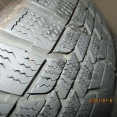 軽用スタッドレス155/65R14アルミホイール付き４本の画像