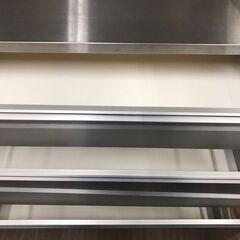 【ジャングルジャングル広陵店】末次家具　キッチンボード　シルバーの画像