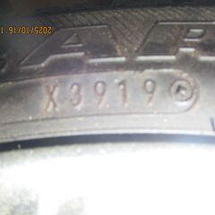 軽用スタッドレス155/65R14アルミホイール付き４本の画像