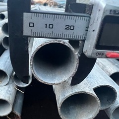 ビニールホウス用単管パイプ。 外径25mm   の画像