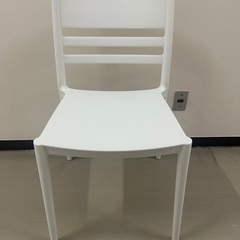チェア　樹脂製　白　＊1脚の価格になりますの画像