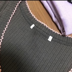 フェリシモ　タンクトップ　茶系　Mサイズの画像