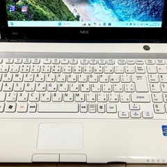 NEC Corei7 8GB 新品SSD 500GB Office2024 Windows11 Webカメラ ホワイトの画像