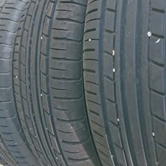155/65R13 １３インチ アルミホイル ＋タイヤ付の画像