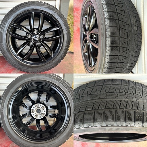 MINI ミニ R60 クロスオーバー 純正 ◆17x7J+50/PCD:120/5穴/4本. ブリヂストン.205/55R17.スタ