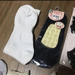 夏　レース　靴下　白　黒　水色　グリーン　パープル　ピンクの画像
