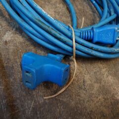三口延長コード 5m 3本の画像