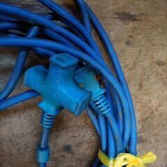 三口延長コード 5m 3本の画像