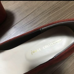 イマージュ　パンプス　新品　レンガ色の画像