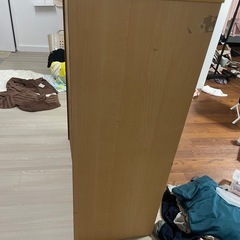 収納タンス　木製　6段　洋服タンスの画像