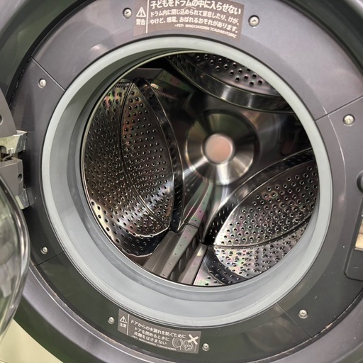 58○送料設置無料　19年製　SHARPドラム式洗濯機　7㌔　冷蔵庫
