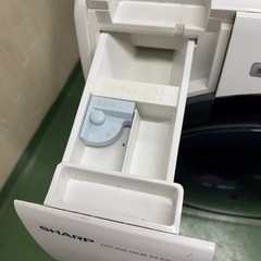 58○送料設置無料　19年製　SHARPドラム式洗濯機　7㌔　冷蔵庫の画像