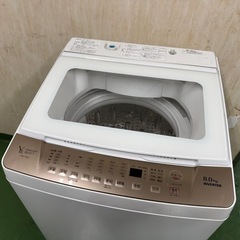 59○送料設置無料　21年製　ヤマダセレクト洗濯機　8㌔　冷蔵庫の画像