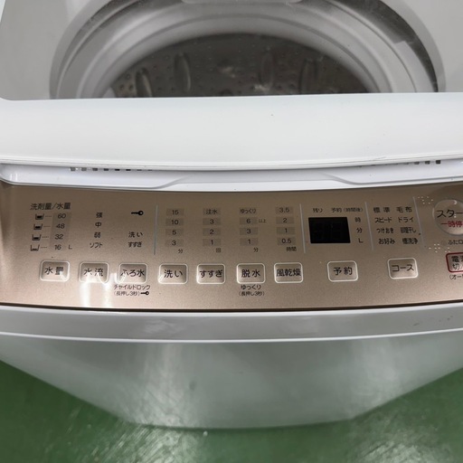 59○送料設置無料　21年製　ヤマダセレクト洗濯機　8㌔　冷蔵庫