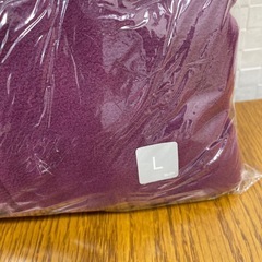 ユニクロ　フリース　レディース　Ｌ　パープル　未開封の画像