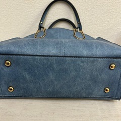 BACKYARD FAMILY エポメタルデニムライクトート ハンドバッグの画像
