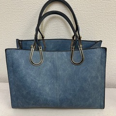 BACKYARD FAMILY エポメタルデニムライクトート ハンドバッグの画像