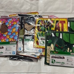キャラクター　タオル　大量の画像