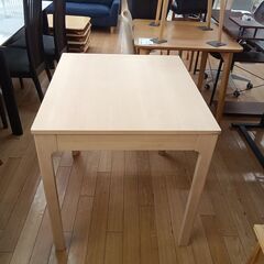 ★リユースのサカイつくば店★TK6896 IKEA 伸長式テーブル ナチュラル H75×D70×W80～121 クリーニング済みの画像