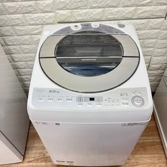 設置まで🆗SHARP洗濯機8.0kg✨✨の画像