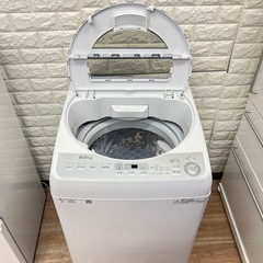 設置まで🆗SHARP洗濯機8.0kg✨✨の画像