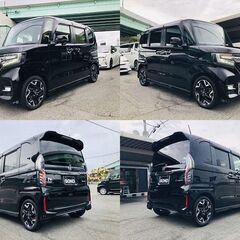 H29　ホンダ　N-B0Xカスタム 【福岡自社ローンBOND】保証人無・頭金無・GPS無・人柄重視・代車費無料・納車費無料・ LINE相談・他店で断られた方、大歓迎!!!!の画像