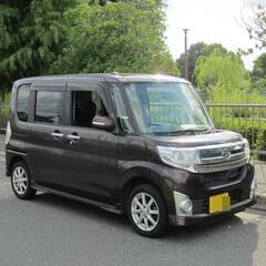 車検２年付き　タントカスタム　新しい600系　ピラーレス　パワスラ　スマートアシスト自動ブレーキ　低燃費　テレビ　バックカメラの画像