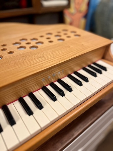 《売約済》KAWAI ミニピアノ P-32 木製 トイピアノ kawai toy piano カワイ 可愛い おもちゃピアノ 子ども 子供用 楽器 音楽教育 インテリア ナチュラル 北欧 キッズ ギフト プレゼント 木製ピアノ 教育玩具