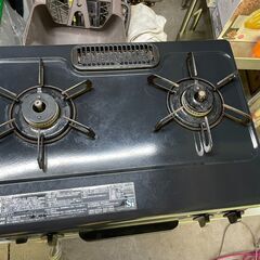 【リユースショップスパークル】2口ガスコンロ　LPガス用　パロマ　IC-N36B-R　右強火力　2018年製　配送設置可能♪の画像