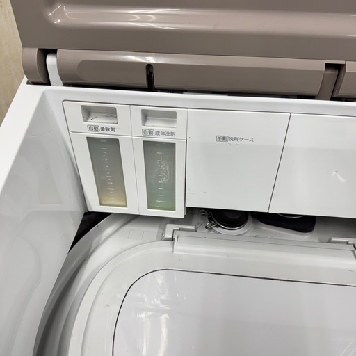 63○送料設置無料　20年製　パナソニック洗濯機　9㌔　熱乾燥4.5KG
