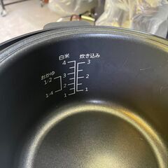 【リユースショップスパークル】炊飯器　mononics　ライスクッカー　12.RICE COOKER　MN-RC 12-BK　4合炊き　2020年製 　丸隆　配送可能♪の画像