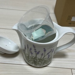 新品未使用 【旧柄 CELEC SV-2 Vポット ラベンダー 】 セレック ORIBE 織部 ティーポットの画像