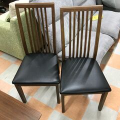 【ジャングルジャングル石川金沢店】ダイニングセット 2人用 茶 木目調 幅(W)80.2×奥行(D)80.2×高さ(H)70.5cm ※クリーニング済みの画像