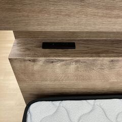 A-359【リユースのサカイ野々市店】ジモティ来店特価‼ ベッド ベッドフレーム マットレス ダブルベッド クリーニング済みの画像