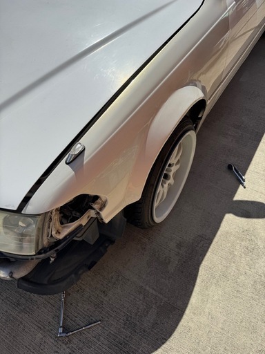 JZX100マーク2 純正ワイド鉄板フェンダー